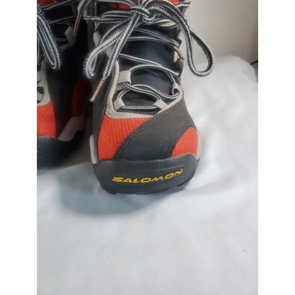 Salomon Ivy Auto Fit Snowboarding Boots Red Gray Black Women's Size 4.5
